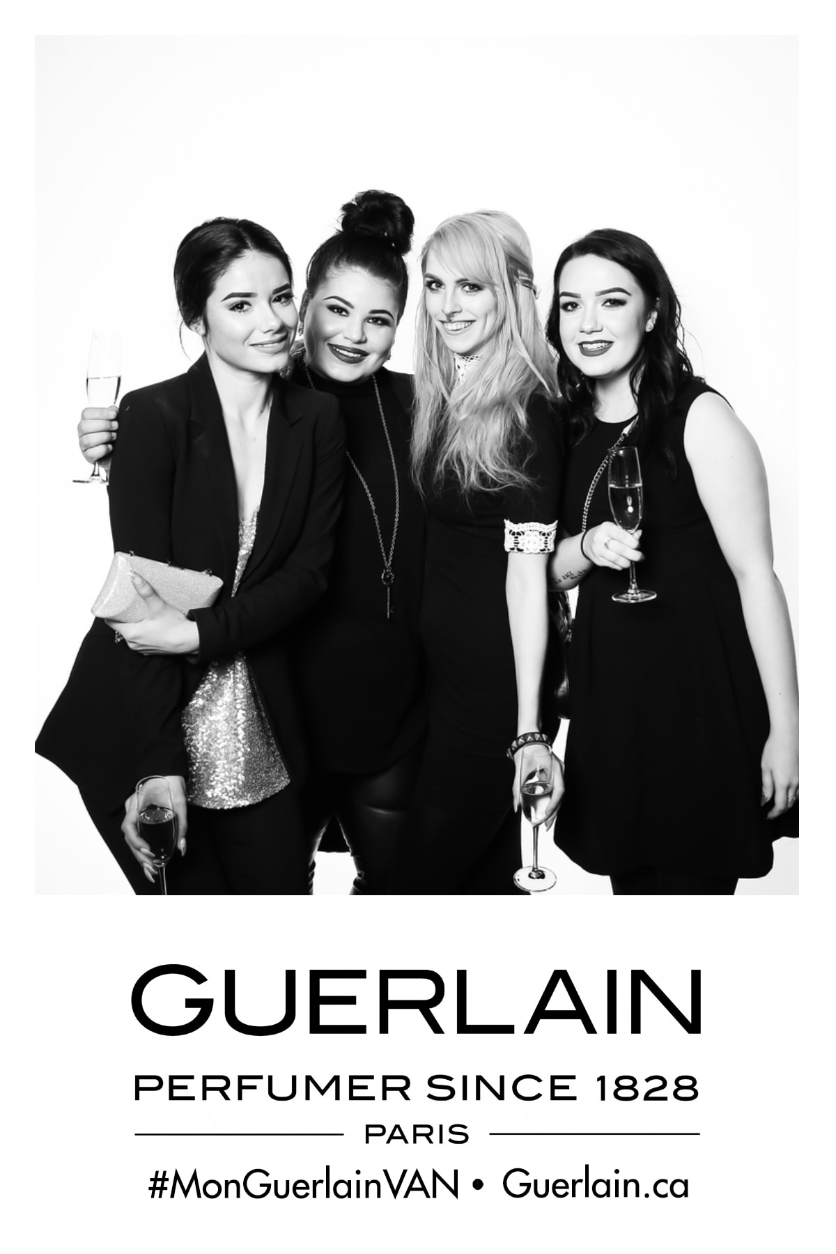 guerlain vancouver launch event photo portrait station black and white